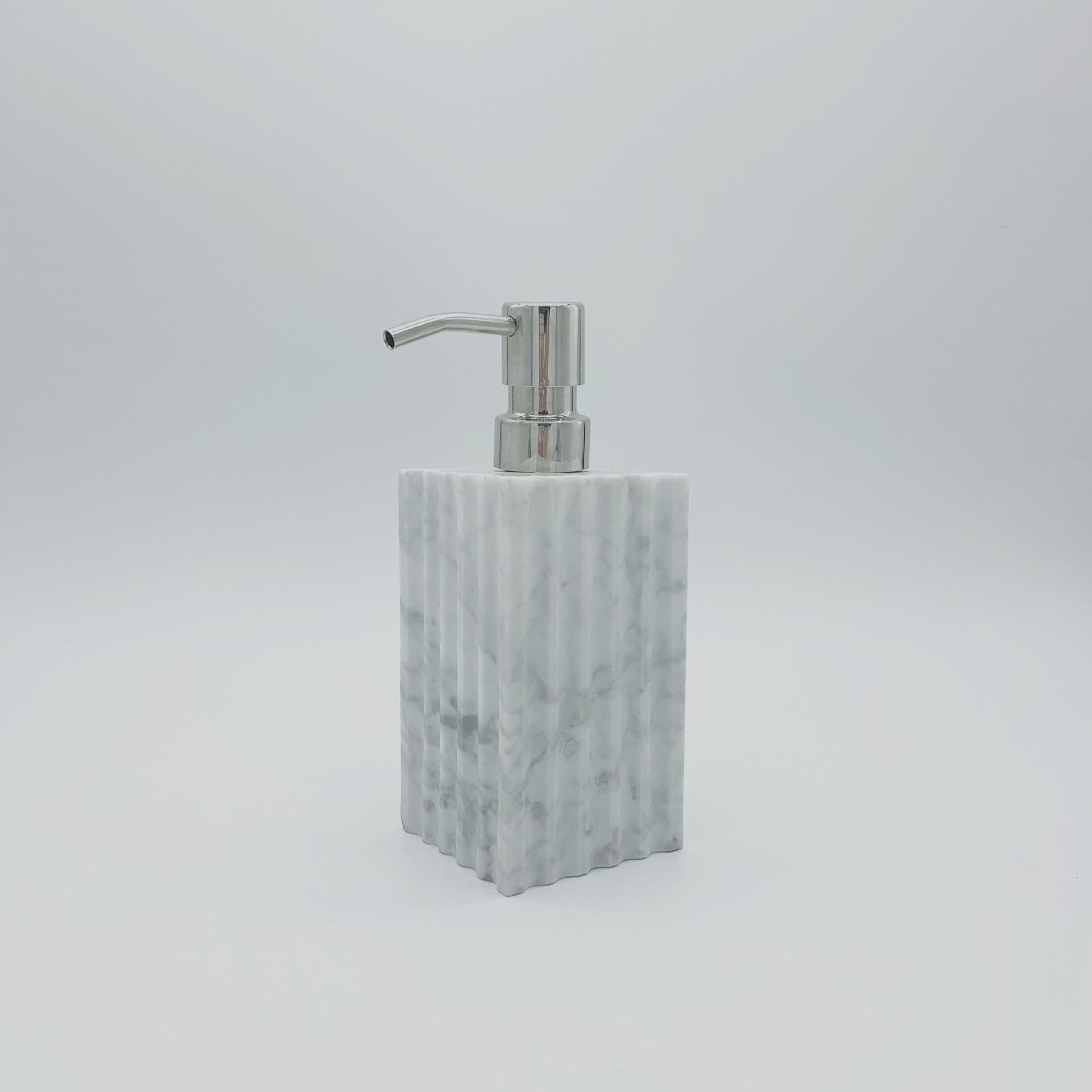 天然大理石乳液瓶创意坑条洗手液瓶酒店板房卫浴轻奢按压沐浴露瓶