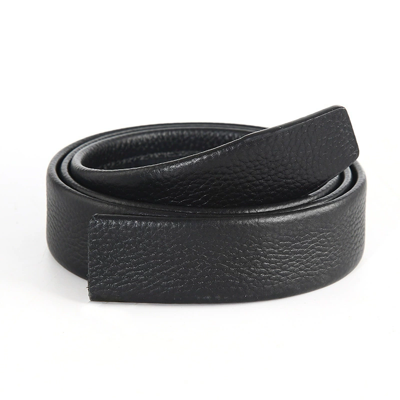 Leather automatic belt, tape, cowhide, genuine leather