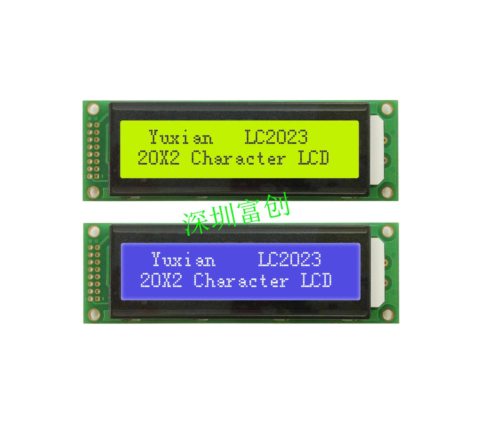 20x2 2002A 液晶显示屏 蓝绿屏   LC2023 SPLC780D1 控制器