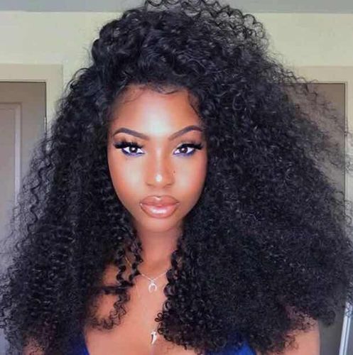 Curly Hair Wigs Parrucche per capelli ricci Wig lady black long curly hair lady life wig a wig