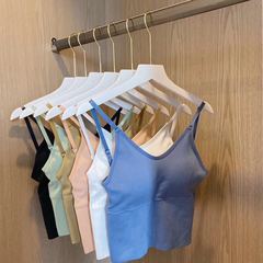 Kaka's same style latex pad light color extended version sexy big U beautiful back wrapped chest sports suspender comfortable underwear