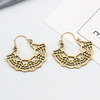 Ethnic accessory, retro metal earrings, European style, boho style, ethnic style, wholesale