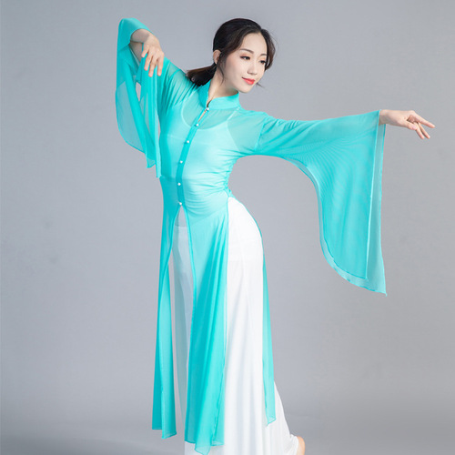[Live Broadcast Exclusive] Classical Dance Practice Autumn and Winter Performance Costumes Women's Chinese Ancient Style Wide Sleeves Flowing Fairy Gauze Dance Costumes