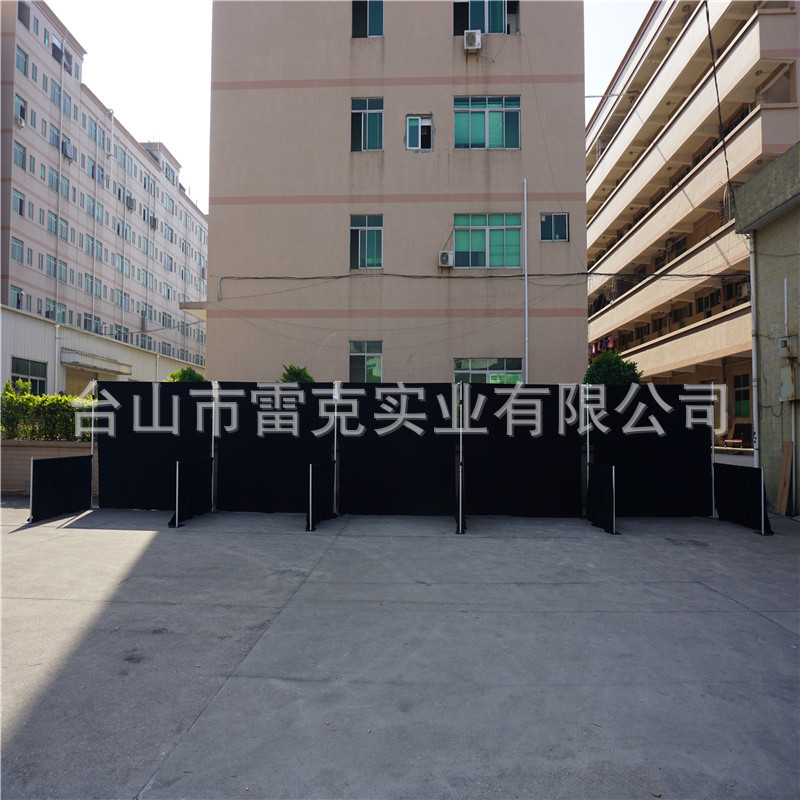 展会摊位展架会议背景图多节管伸缩铝合金窗帘架