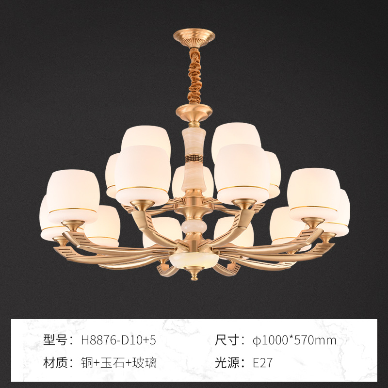 15 chandeliers