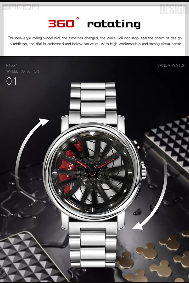 SANDA/P 1057 Watch Close Up