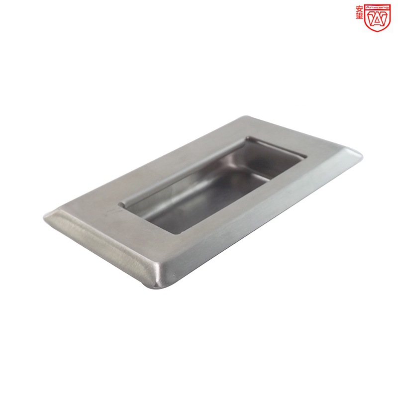 Gran tamaño 119 * 69mm perno / tuerca de acero inoxidable 304 mango de armario cajón armario puerta deslizante escondida mano de perno