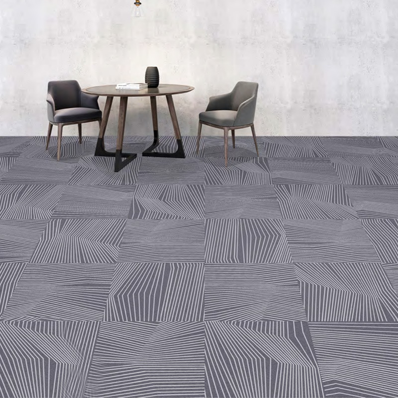 写字楼办公室商用方块地毯简约纯色平圈绒50*50cm方块自由拼接|ms