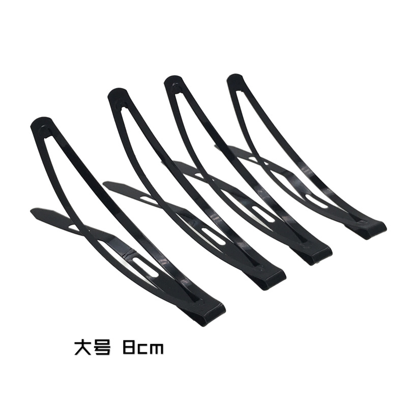 Tarjeta blanca 8cm gran pintura en aerosol BB clip de pelo horquilla un yuan una pieza dos yuanes tienda accesorios de cabeza