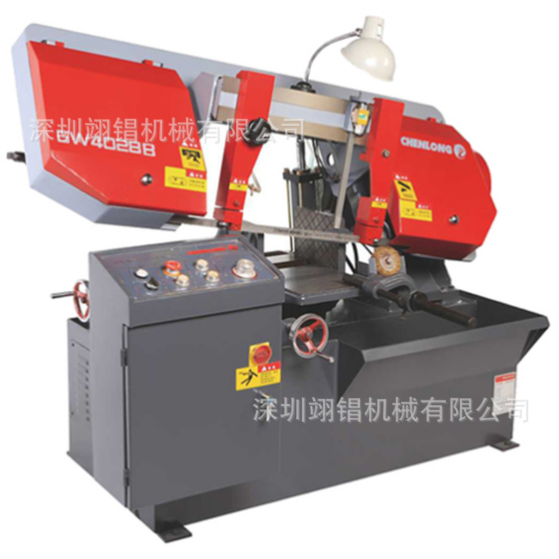 Band sawing machine Selling Chenlong sawing machine GW4028B horizontal Metal Band sawing machine Wuji Adjust speed Metal Band sawing machine