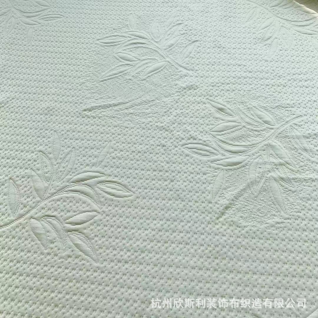 厂家直销床垫面料空气层太空棉透气乳胶枕床垫套tpu覆膜欢迎咨询