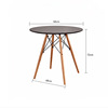 Solid wood furniture wholesale creative small round table desk simple negotiation coffee dining table Imes table MDF