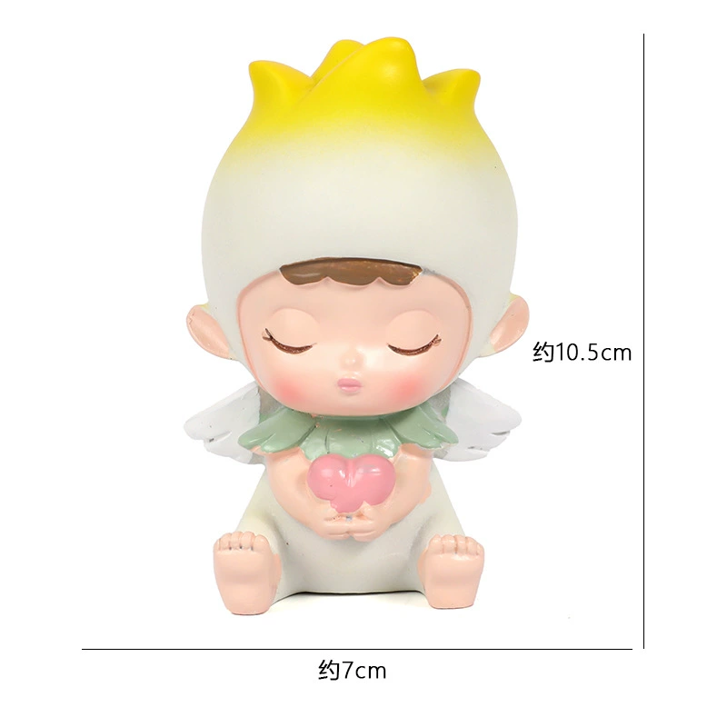 Cake decoration cartoon antlers unicorn baby cute elves excavator baby wild birthday cake ornament