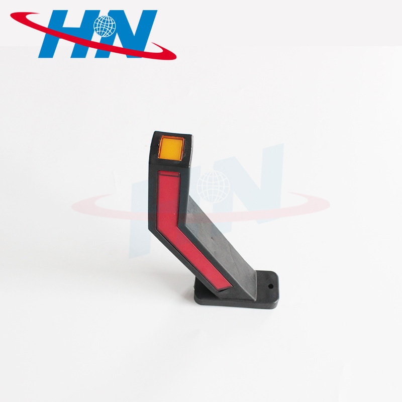 ¡Actualizar! El Comercio exterior suministra accesorios para camiones pesados de dos colores de agua intermitente LED luz lateral del camión luz lateral luz de la cintura