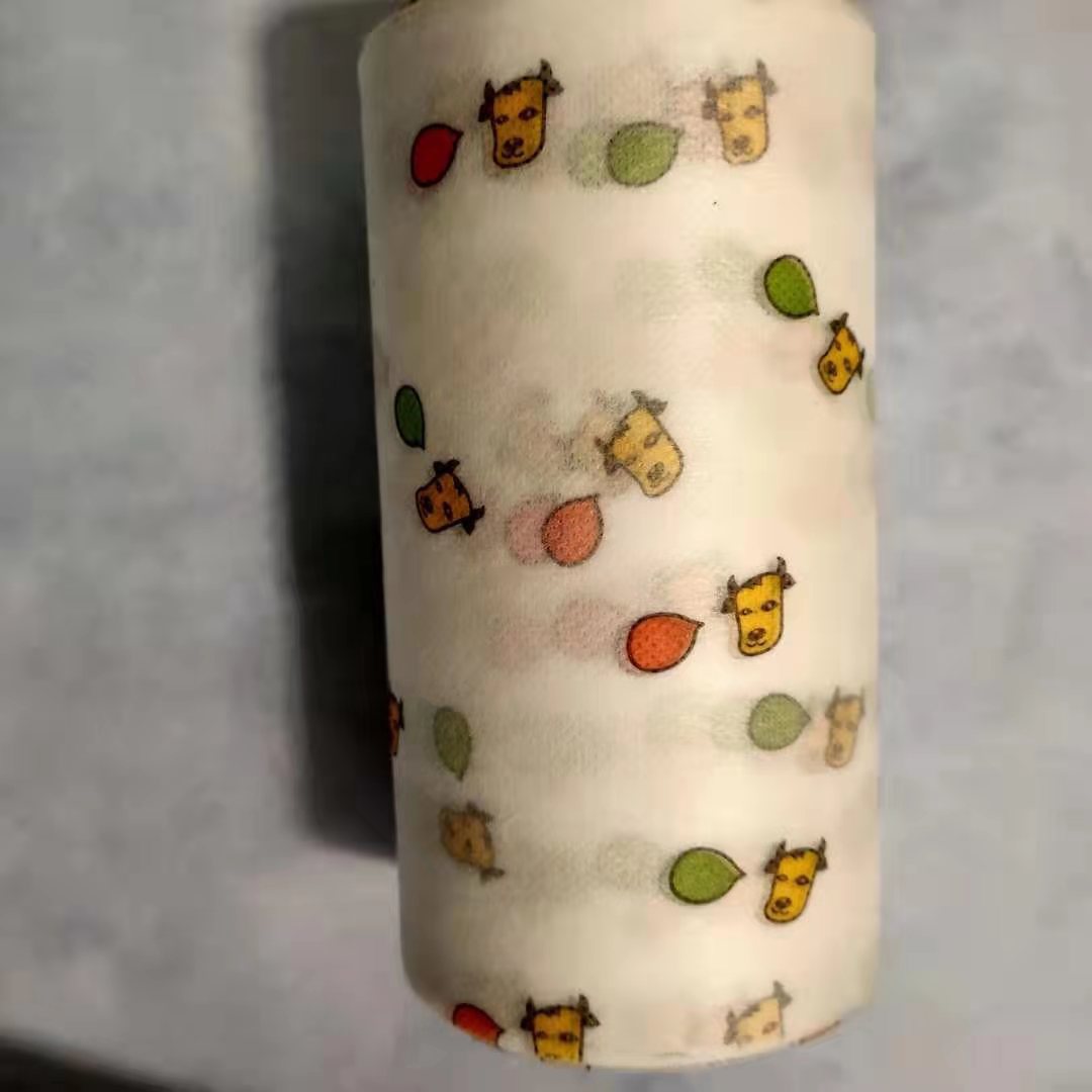 淋膜印花印字无纺布 印花口罩儿童卡通pp布批发 用于口罩