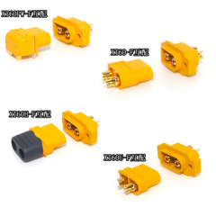 Original XT60E-M Male-Female Plug Connector for Electric Toy Car Batteries, Banana Plug, Lockable