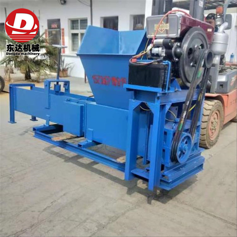 废旧泡沫冷压块机 泡沫化坨压块成型机 柴油电机保温棉管材挤出机