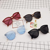 Blue sunglasses, face blush, glasses suitable for men and women, internet celebrity