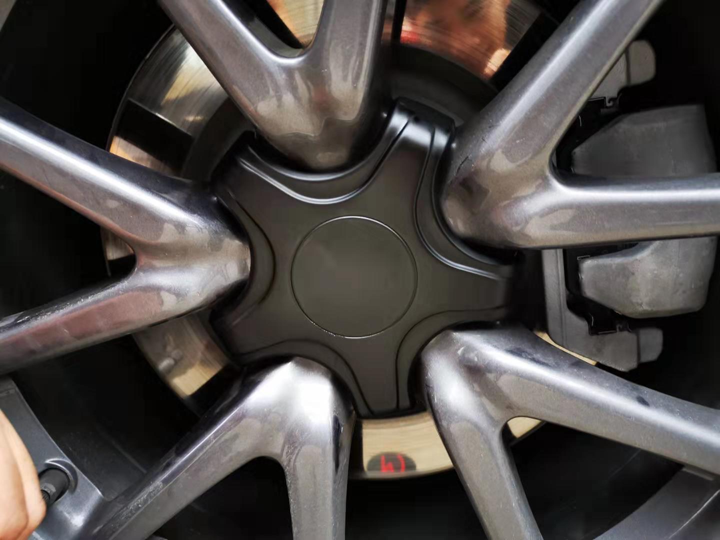 适用于tesla特斯拉model3轮毂防盗螺丝盖 改装配件