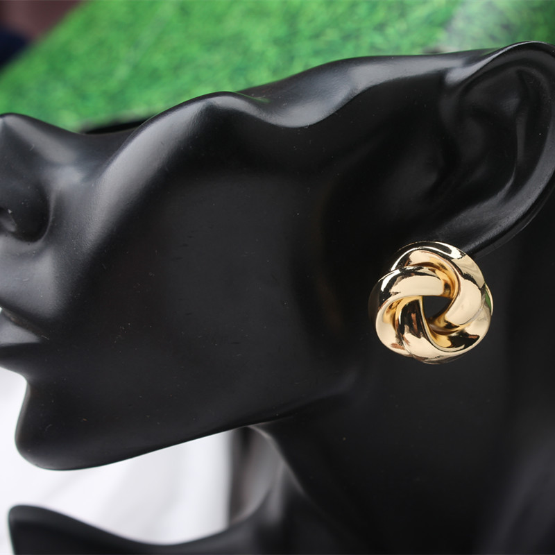 12g Weight Ear Studs Classification Wholesale Jewelry 1 Pair Vintage Style Geometric Metal Ear Studs