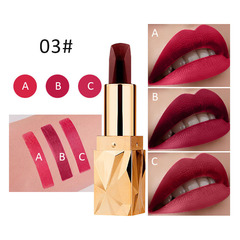 DNM Three-Color Lipstick, Transfer-Resistant, Three-Sided Color Change, Black Lipstick, Bright and Vibrant, Colorful, Wholesale, Cross-Border Exclusive Supply