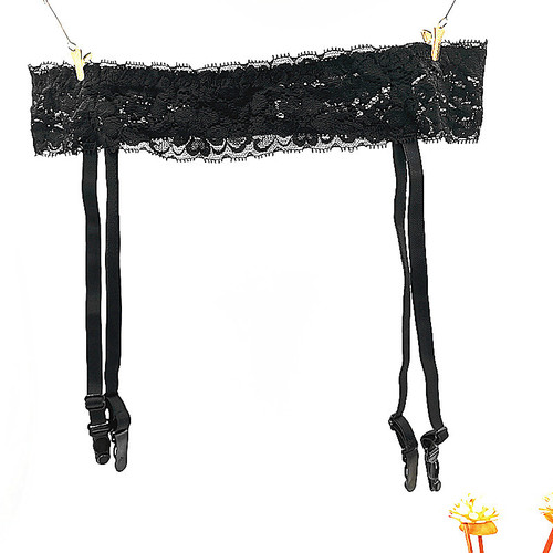 Wholesale lace garter belt European and American garter belt court vest shoulder strap chest patch multi-color optional sexy garter belt 