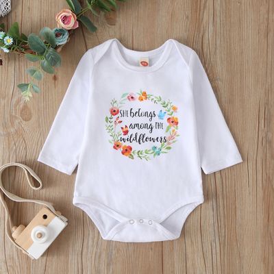 Cross border exclusive fart clothes 2020 new summer foreign trade children's wear printed one-piece clothes for girls