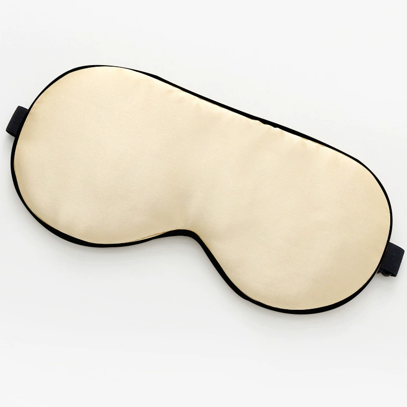 Silk double-sided sleep mask, with embroidery, eyes protection