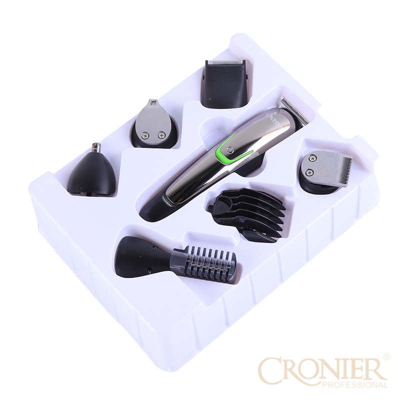 CRONIER CR-866 理发器质感舒适家用剃头推子充电式理发剪电推剪详情2