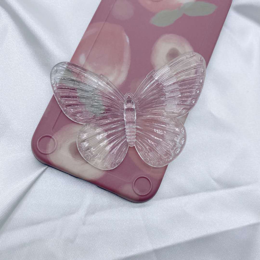 ins透明蝴蝶地摊货源吊孔大小号 厂家直销亚克力夏天色搭配包包珠详情图12