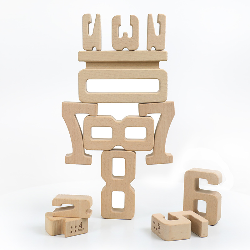 Montessori DE LOS NIÑOS Montessori educación temprana Haya bloques de construcción digital educativo kindergarten matemáticas material didáctico traje partículas grandes