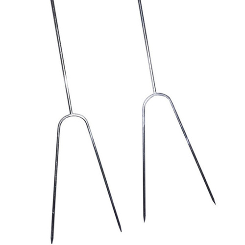 Barbecue fork barbecue tool fork U-shaped fork meat fork grilled fish fork BBQ grilled needle grilled fork hot dog fork