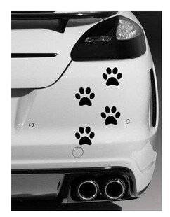 ���Q�¿�Heart Paw Vinyl Decal�����_ӡ܇�N ���⹷צ�_ӡ��܇�N
