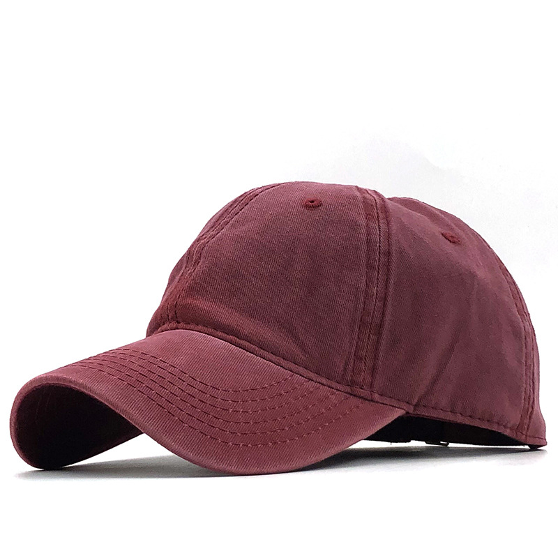 Unisex-Baseballkappe aus Baumwolle im Used-Look, schlichtes Design mit Aufdruck, verstellbar, ideal für Outdoor-Aktivitäten im Frühling, Sommer, Herbst und Winter._voghion.com