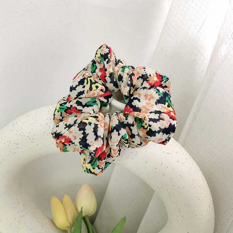 Korean Simple Fabric Floral Sweet Hair Scrunchies display picture 15