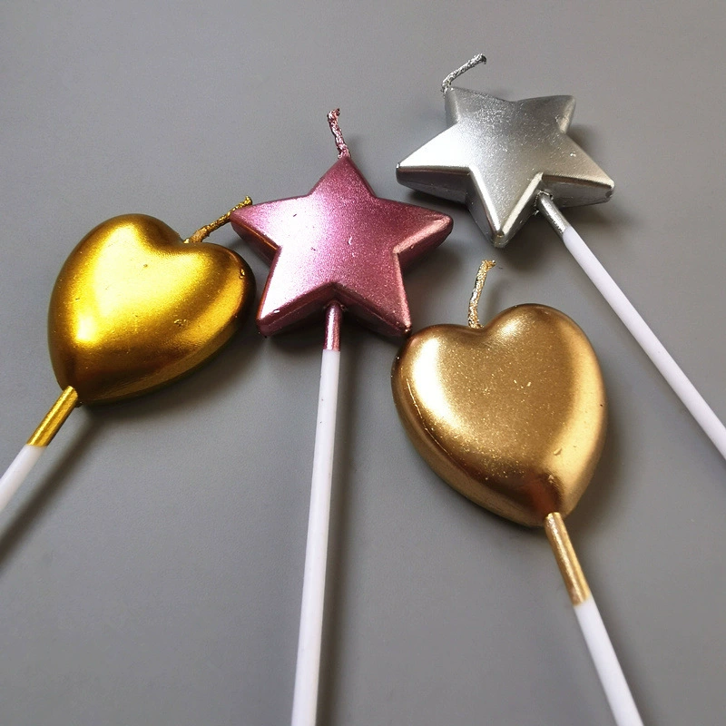 Love Little Candle Birthday Cake, Candle Romantic Decoration Baby Birthday Birthday Bag, Pentagon Pentagon