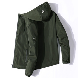 Spring and autumn thin baseball collar solid color slim coat large casual versatile jacket for men