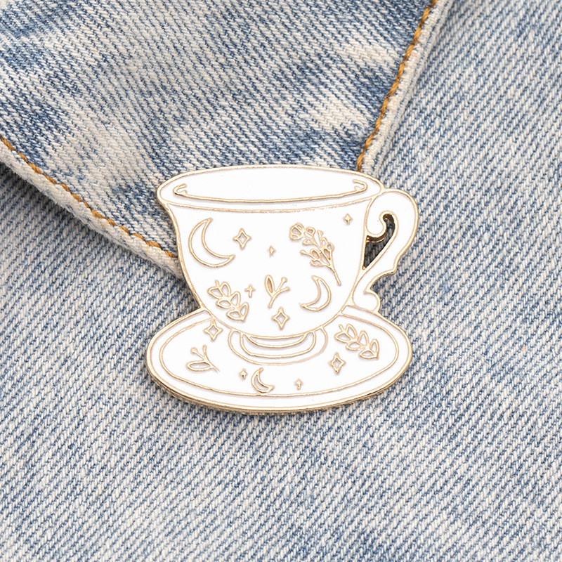12g Weight No Inlaid Inlay Material Brooches Classification Anniversary, Business, Travel Occasion Alloy Material Cup Pattern Unisex Gender Simple Style Style Simple Style Pin Cup Alloy No Inlaid Unisex Brooches 7