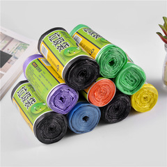 Household Thickened Black Dot Disposable Plastic Trash Bags for Kitchen - Large Size Wet and Dry Waste Bags on a Roll