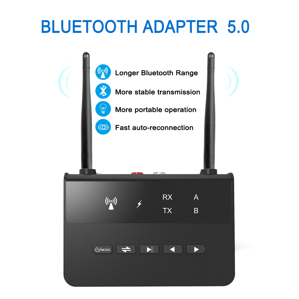 Bluetooth 5.0 Transmitter Receiver For Tv And Pc Audio Adapter_voghion.com