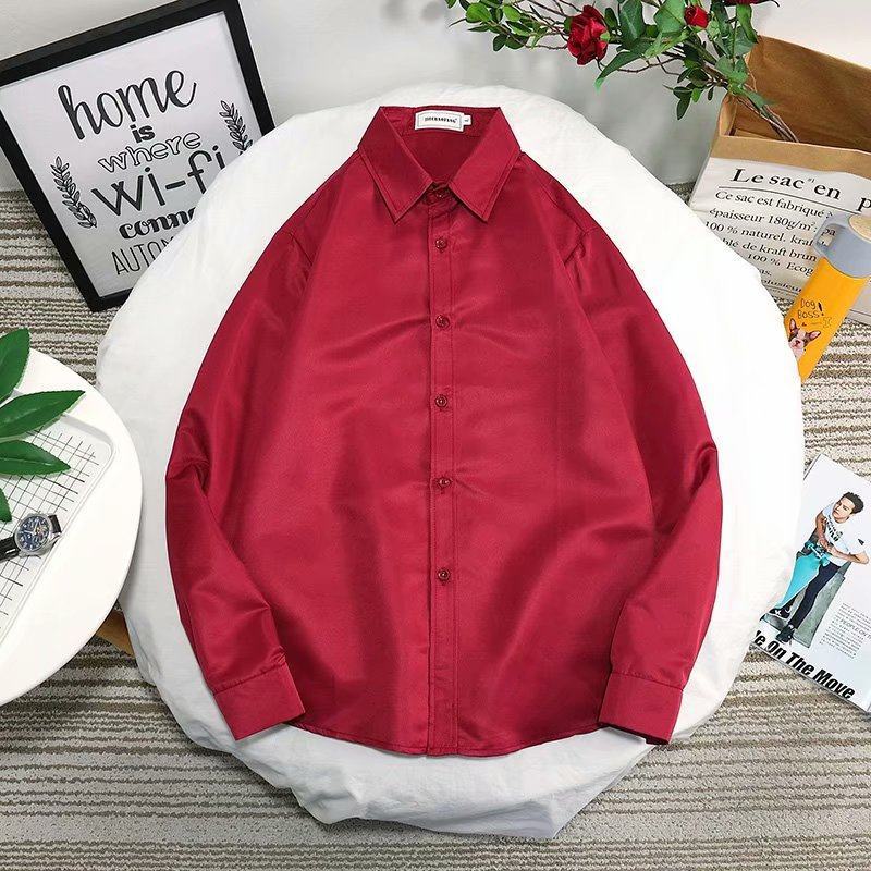 Burgundy long-sleeve