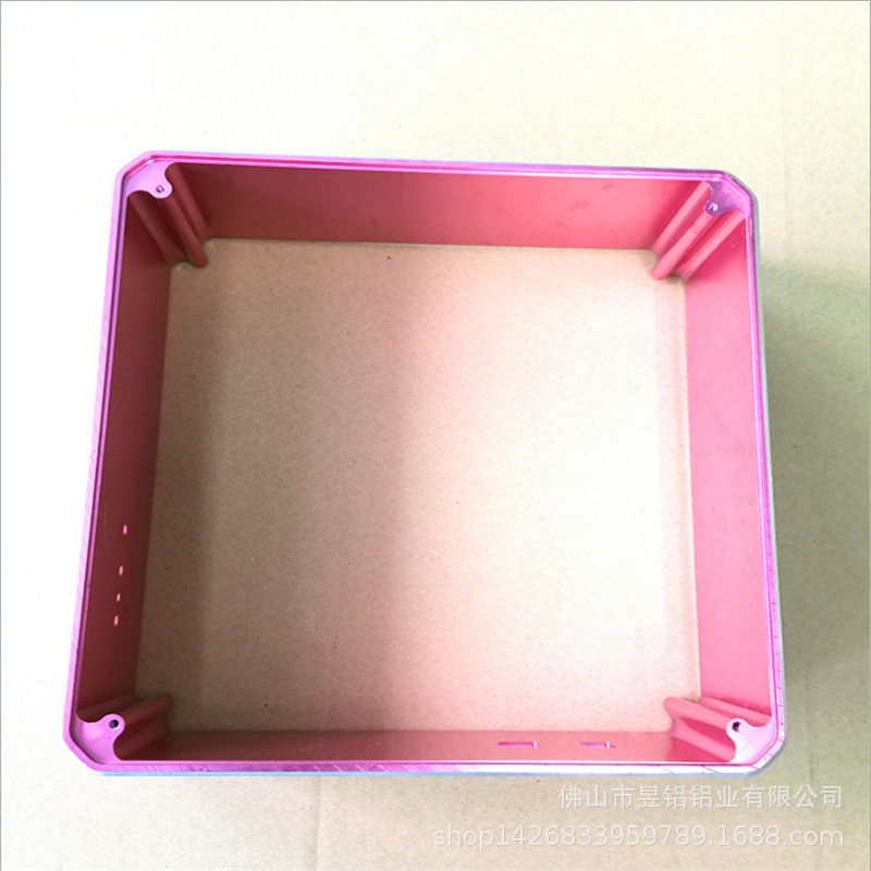 6063铝合金铝管材 佛山优质LED工业铝型材厂家批发