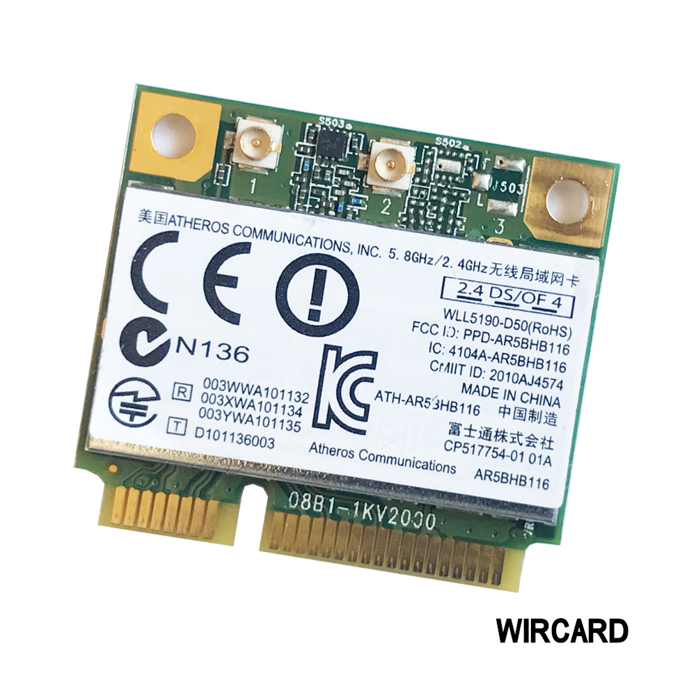 Wireless Wifi Card Dual Band Intel 7260 NB 7260HMW 7260NB Mini PCI-E