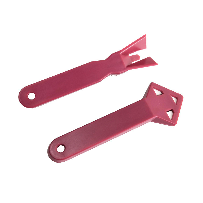 跨境现货美缝铲胶器 阴角刮板 玻璃胶铲 角度刮板清除刮刀26g