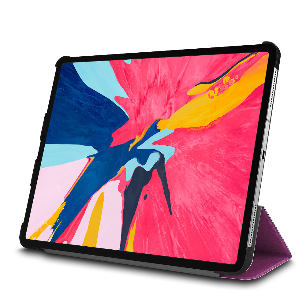 2020ipad pro 保护套 ipad12.9寸休眠皮套2018多功能支架PU保护套|ms