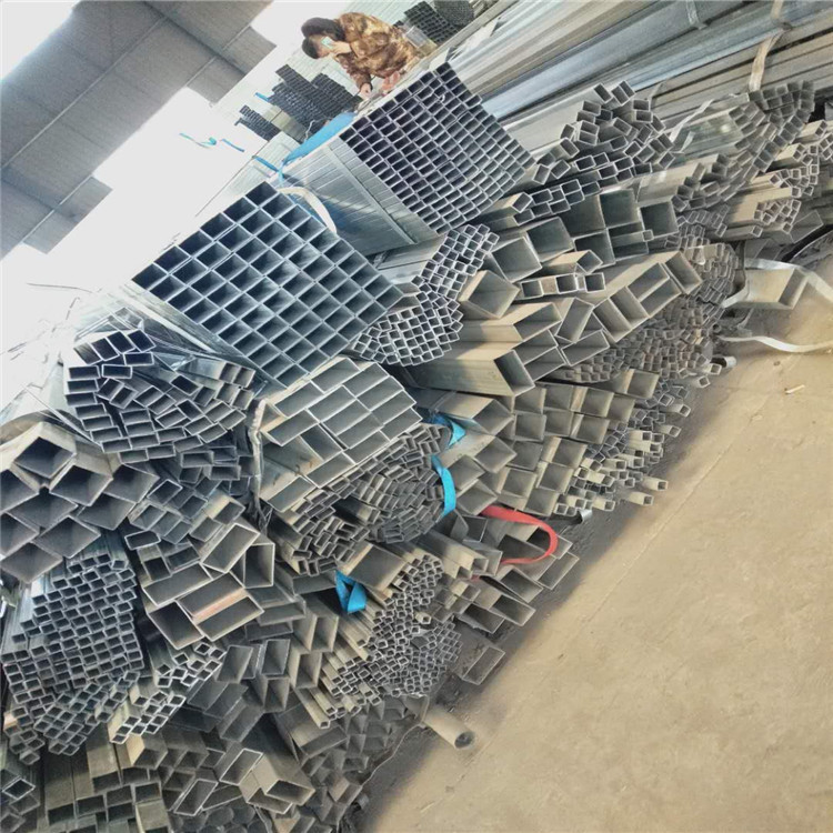 镀锌方管现货批发 薄壁热镀锌方管 货架用镀锌方管 高锌层耐腐蚀