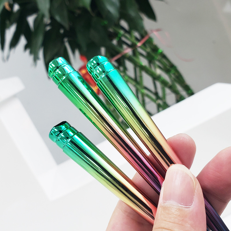 塑胶化妆品外壳电镀加工 三色渐变七彩电镀工艺 塑胶真空电镀加工