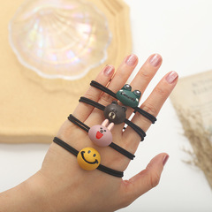 Korean-style cute cartoon hair tie, sweet girl headband rubber band hair accessory, wholesale for female manufacturers