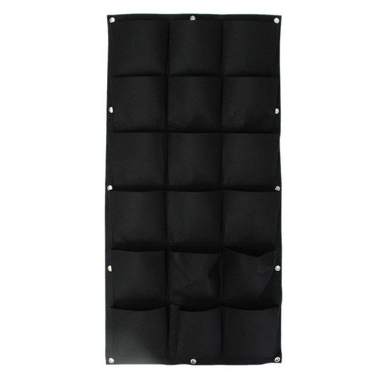 Bolsa de plantación de fieltro personalizada Bolsa de plantación tridimensional no tejida vertical montada en la pared Bolsa de plantas