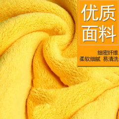 Source manufacturer car wash towel thickened absorbent coral velvet two-color double-sided high-density car cleaning car wash towel